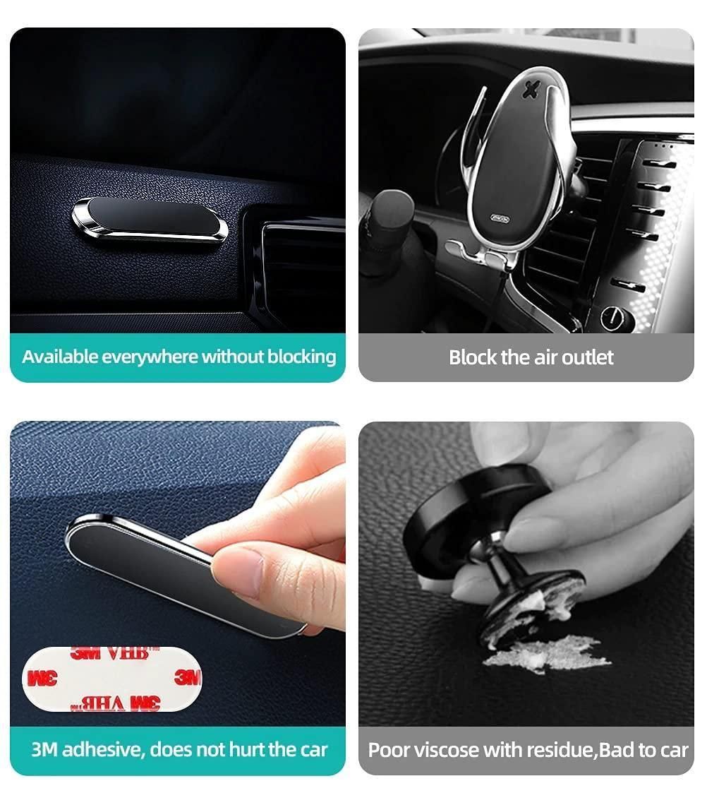 Magnetic Car Phone Holder Mini Strip Shape Stand