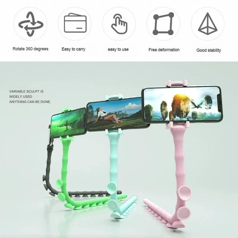 Cute Caterpillar Shape Flexible Mobile Phone Holder📱✨