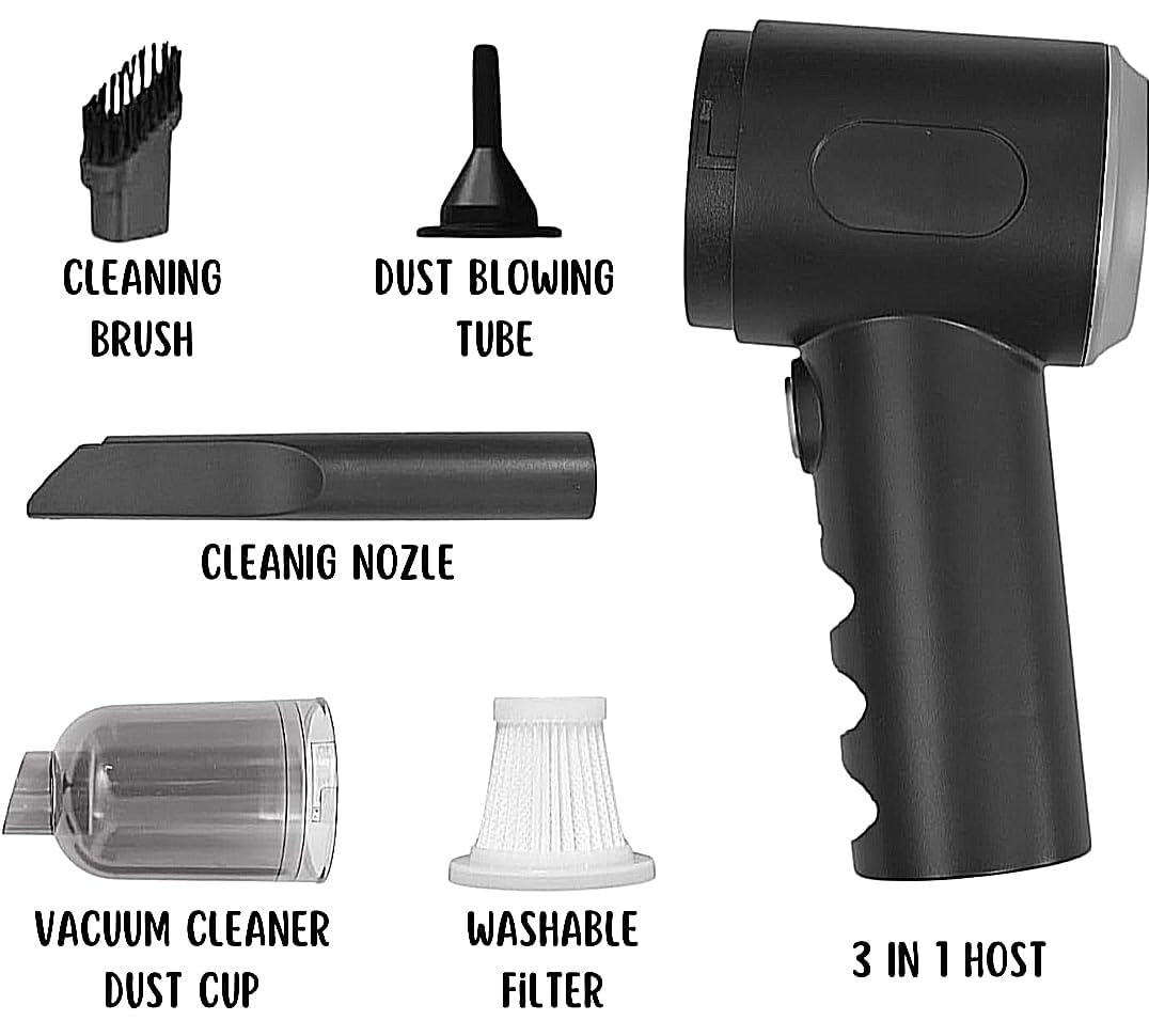 Multifunctional 3 In 1 Air Duster Cleaner