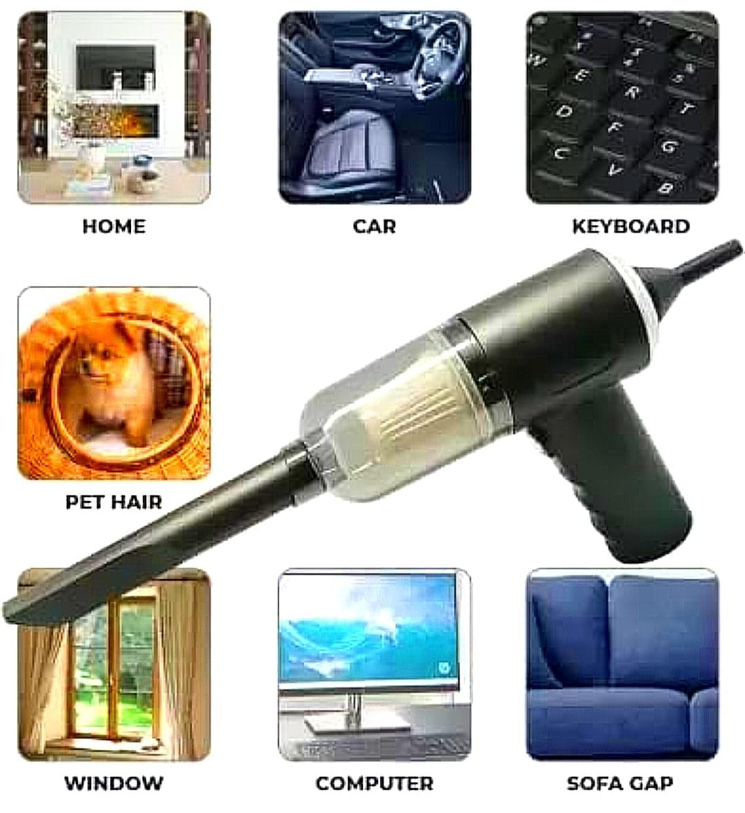 Multifunctional 3 In 1 Air Duster Cleaner